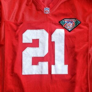 Deion Sanders Mitchell & Ness Throwback San Francisco 49ers football jersey